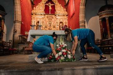 El Rocasa se encomienda al Santo Cristo para ganar la nueva temporada/TA.